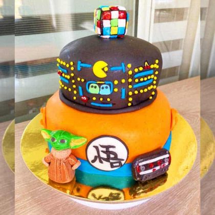 Torta de Cumpleaños Juegos y animación favorita