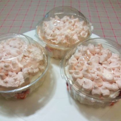 Pastel Individual Merengue Frambuesa