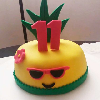 Torta Panqueque Cumpleaños Piña