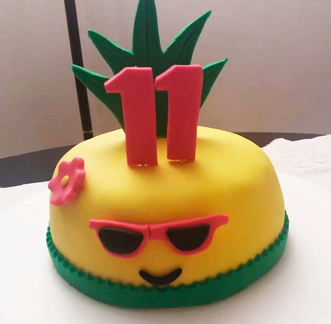 Torta Panqueque Cumpleaños Piña - Salsan