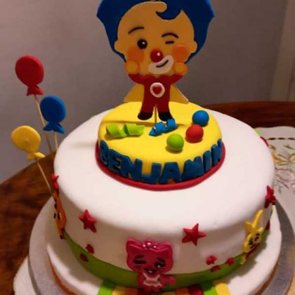 Torta Panqueque Cumpleaños Payaso
