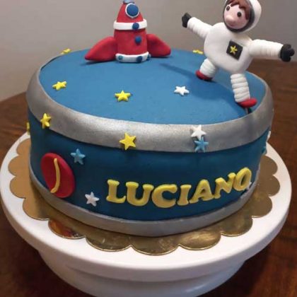 Torta de Panqueque Vainilla Astronauta