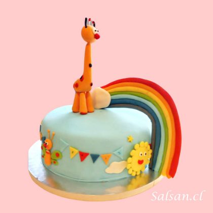 Torta de Cumpleaños Arcoiris