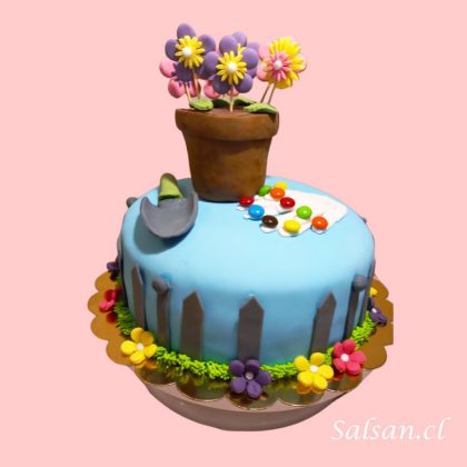 Torta de Cumpleaños Jardineria