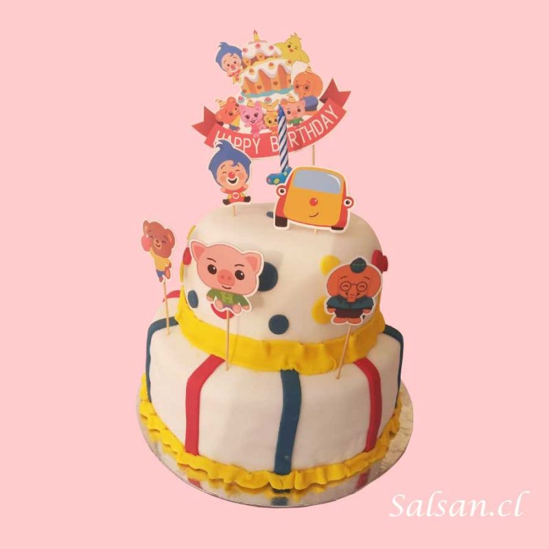 Torta Payaso Plim Plim Dos Pisos