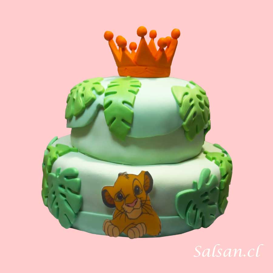 Torta de Cumpleaños Simba Rey Leon - Salsan