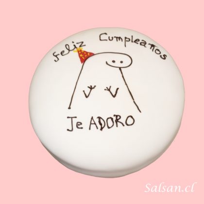 Torta de Cumpleaños Te Adoro