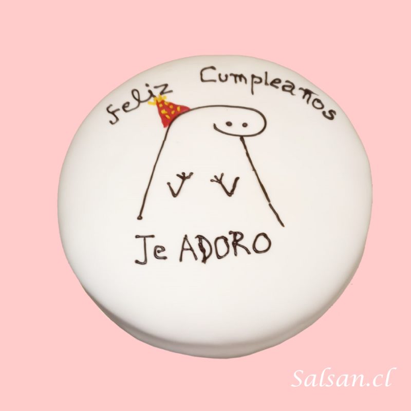Torta de Cumpleaños Te Adoro