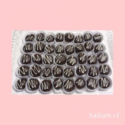 Alfajores Bañados en Chocolate para Cocktail