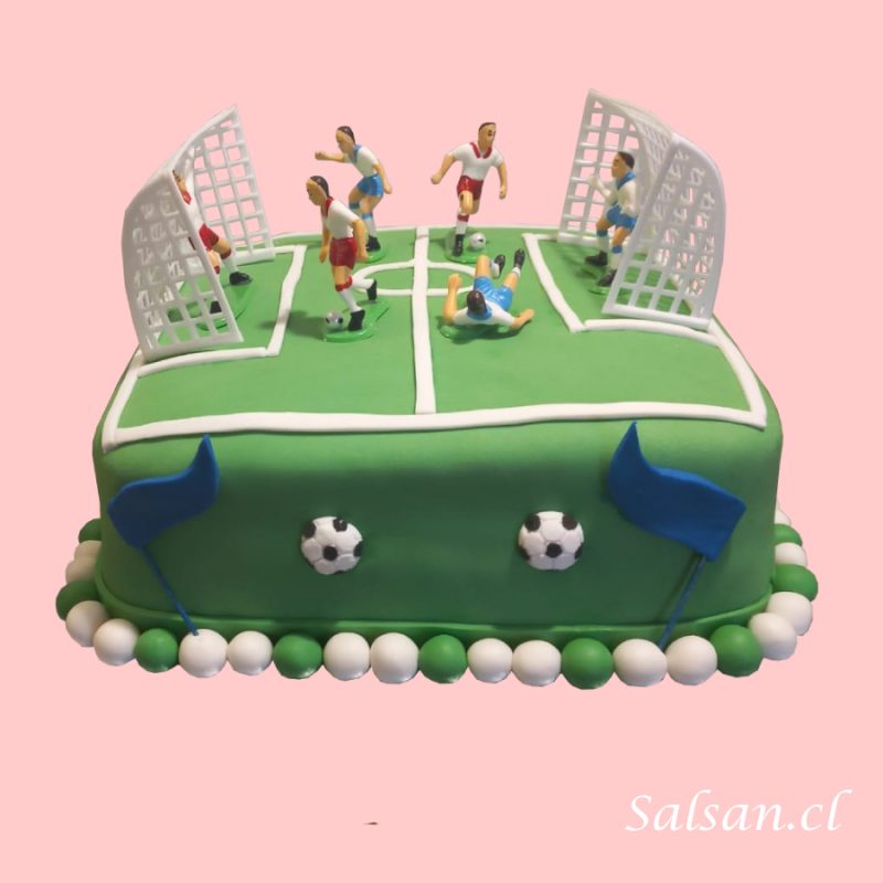 Torta de Cumpleaños Cancha de Fútbol