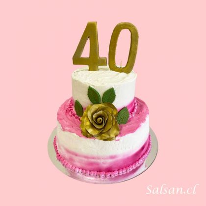 Torta de Cumpleaños 40 años