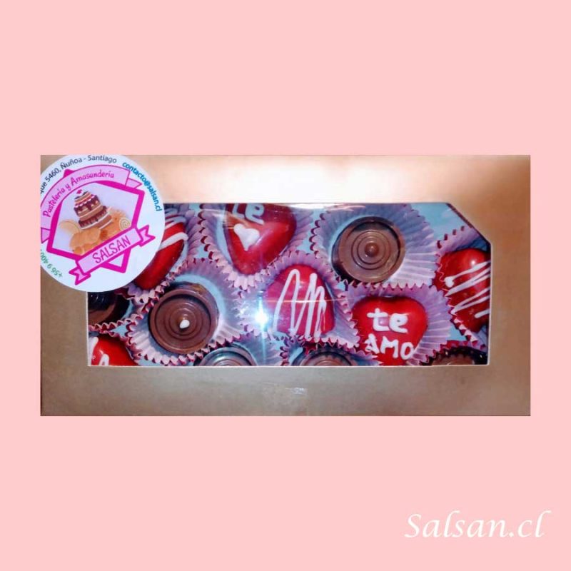 Bombones dia de los enamorados amor