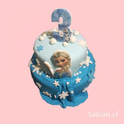 Torta cumpleaños frozen