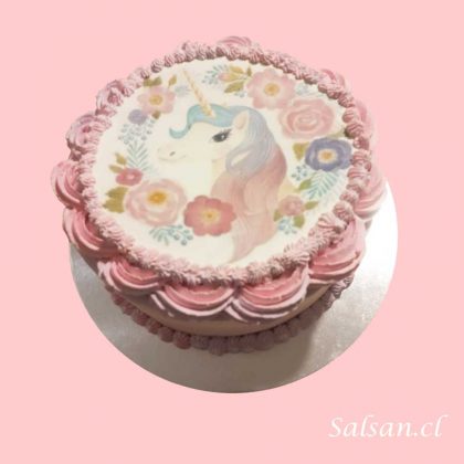Torta cumpleaños unicornio