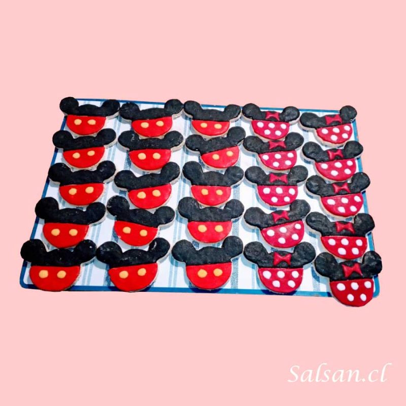Galletas minnie mickey mouse