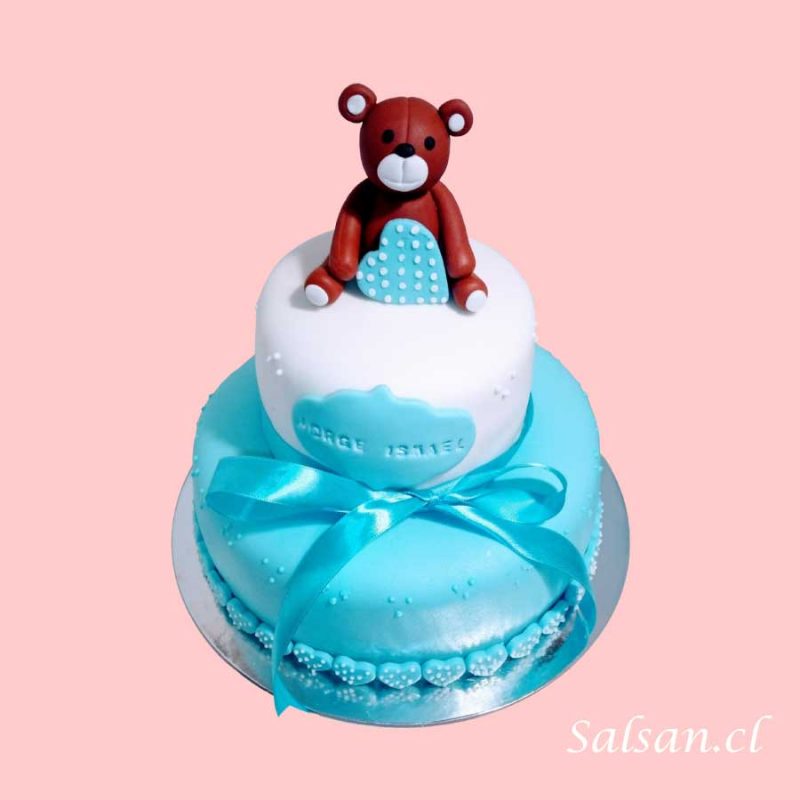 Torta bautizo osito
