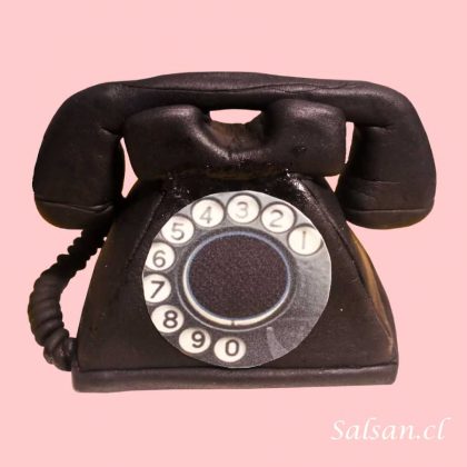 Figura para torta telefono