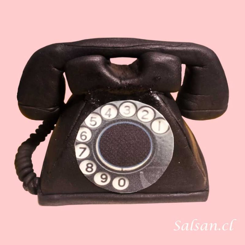 Figura para torta telefono