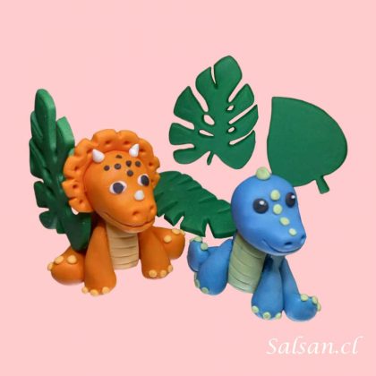 Figuras torta dinosaurios