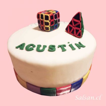 Torta de Cumpleaños Cubo Rubik