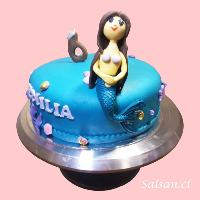Torta de Cumpleaños Sirena
