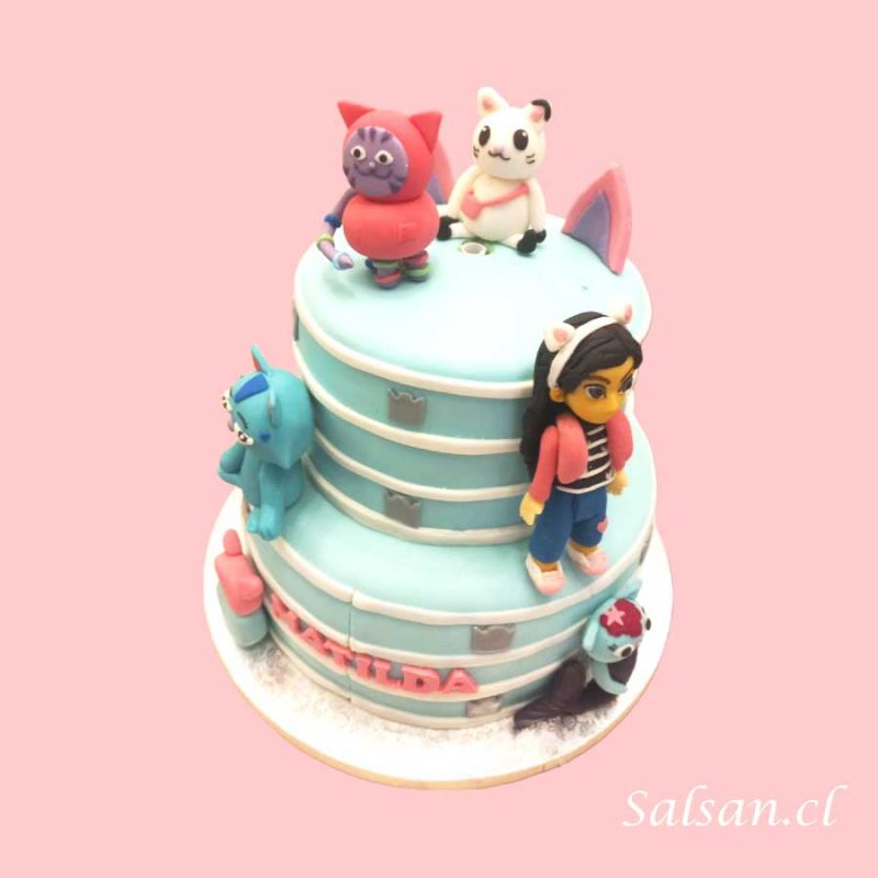 Torta cumpleaños gabby dollhouse