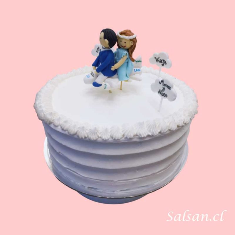 Torta cumpleaños viaje