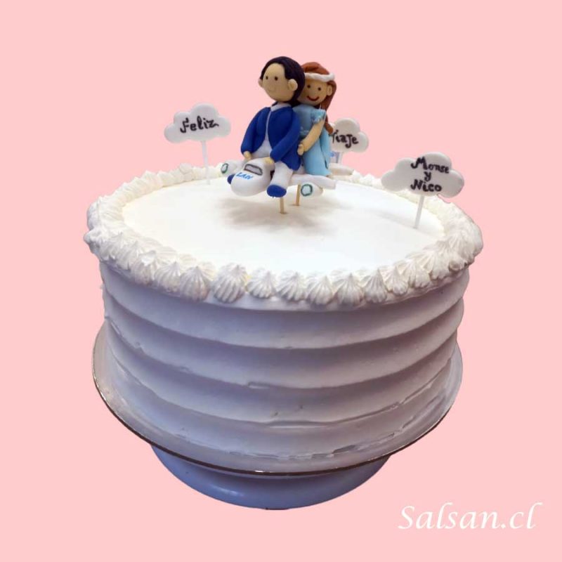 Torta cumpleaños viaje