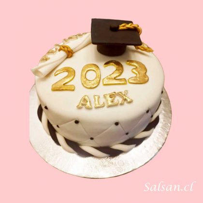 torta graduación 2023 Alex