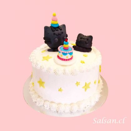 Torta cumpleaños pusheen