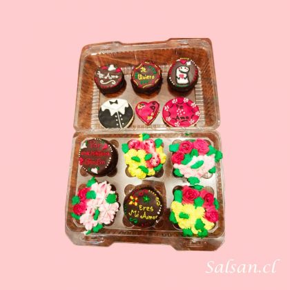Mix Enamorados (Cupcake Alfajor y Galletas)