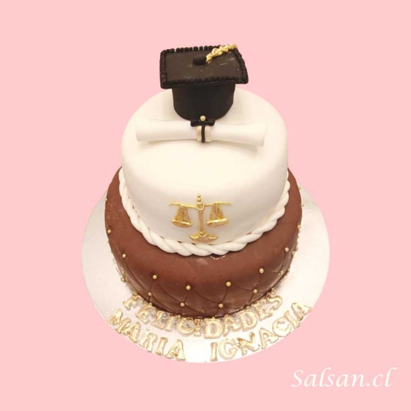 Torta de graduación derecho