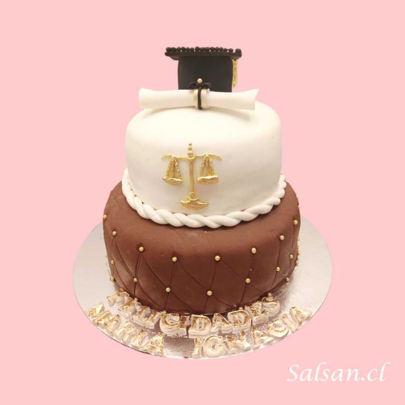 Torta de graduación derecho