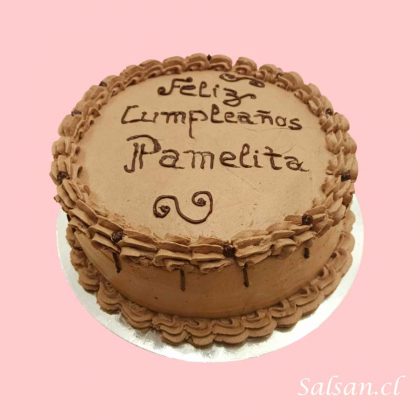 torta chocolate ganache frambuesa