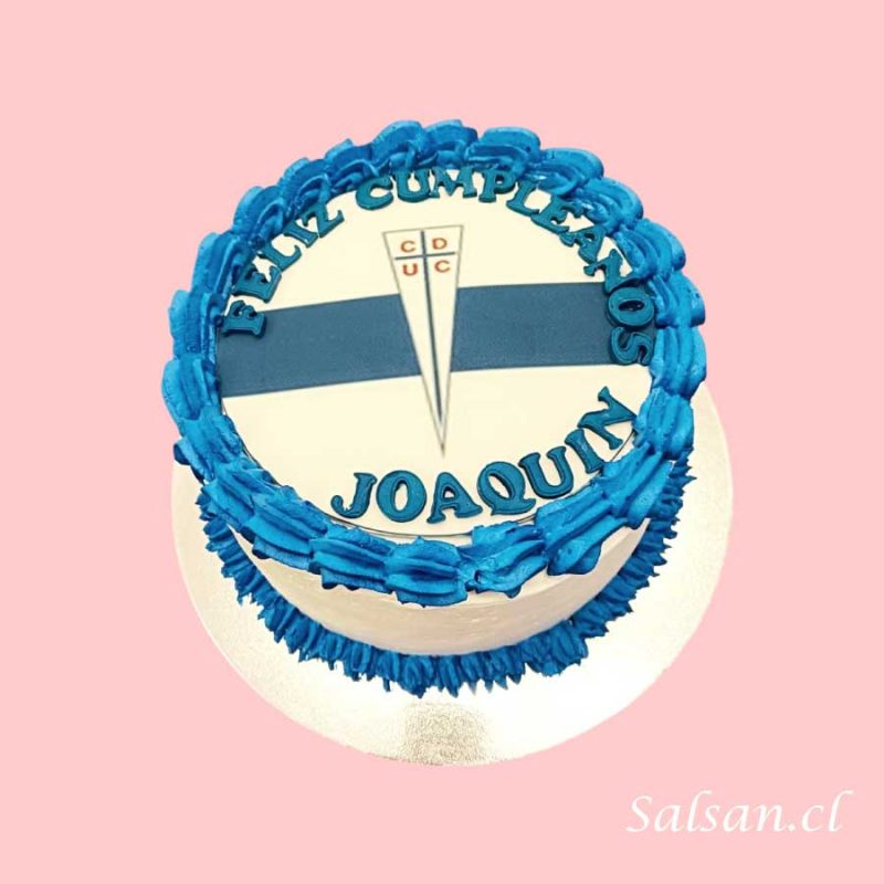 Torta de cumpleaños emblema catolica2