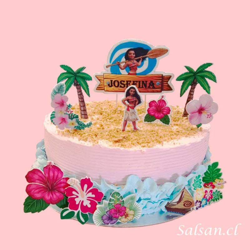 Producto torta de cumpleaños moana