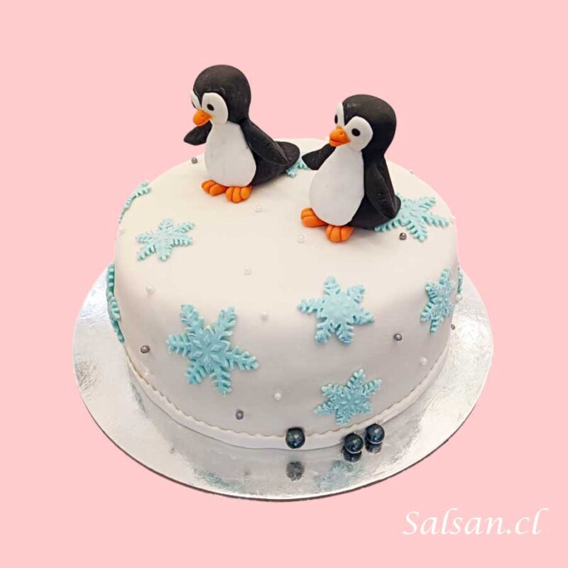 Torta Cumpleaños de Pinguinos - Imagen 2
