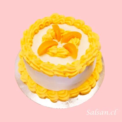 Torta Bizcocho Durazno Manjar