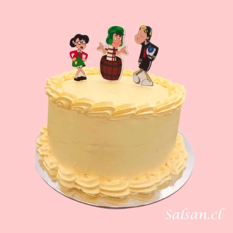 Torta Cumpleaños Panqueque Chocolate del Chavo del 8 - Imagen 2