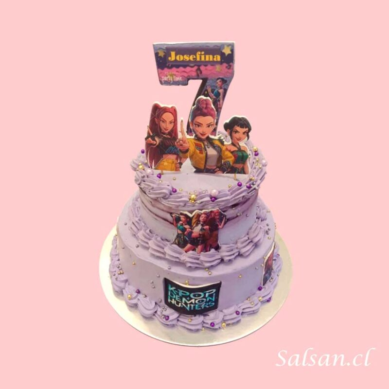 Torta Cumpleaños Kpop Demon Hunter - Imagen 3