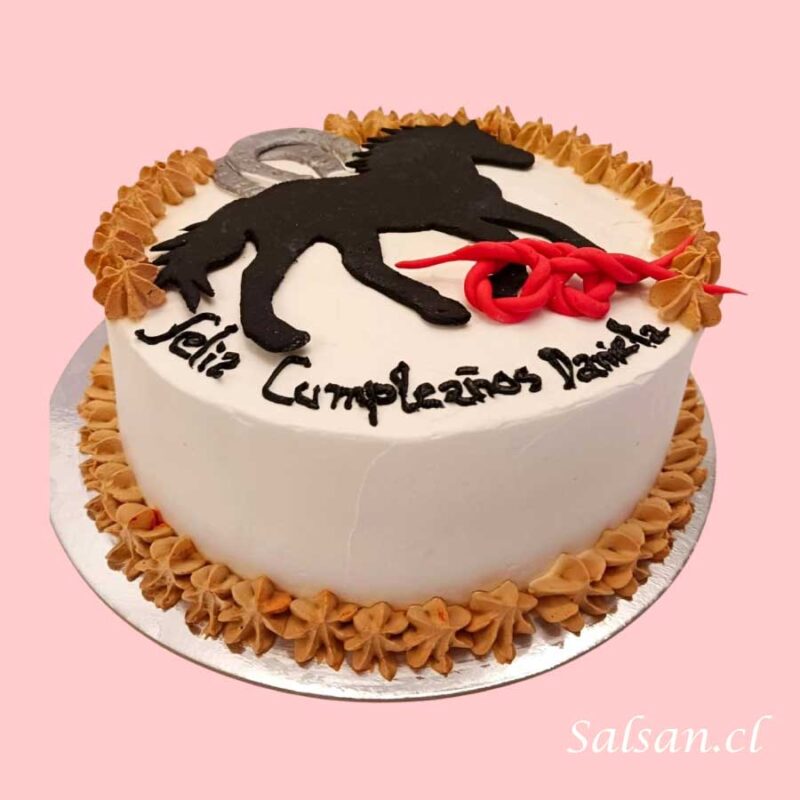 Torta Cumpleaños Rodeo de Cuchufli con Relleno en Manjar Blanco - Imagen 2