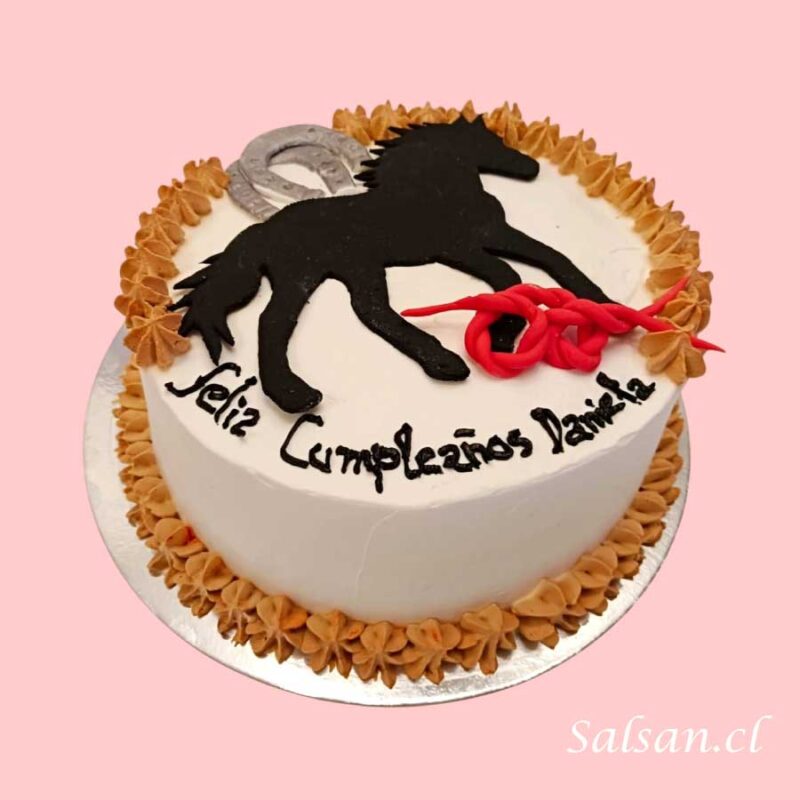 Torta Cumpleaños Rodeo de Cuchufli con Relleno en Manjar Blanco