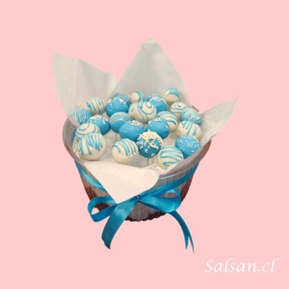 Cakepops Celeste Blanco