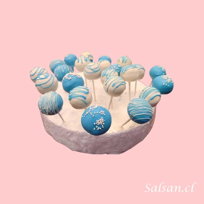 Cakepops Celeste Blanco - Imagen 2
