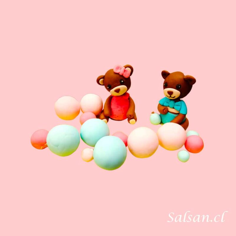 Figura De Osos de Torta de Baby Shower