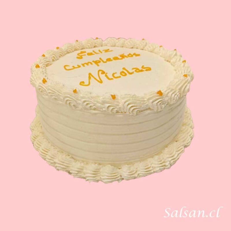 Torta Cumpleaños Crema